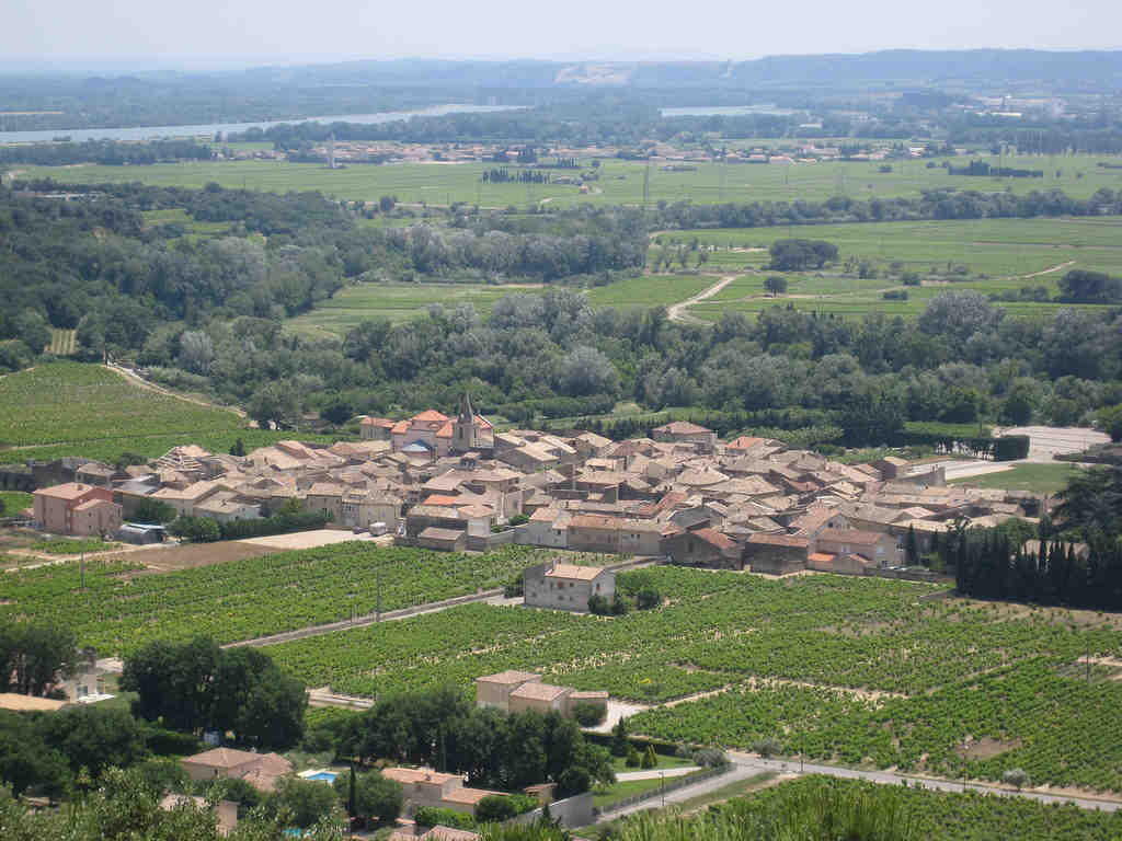 chusclan, et, ses, vignobles