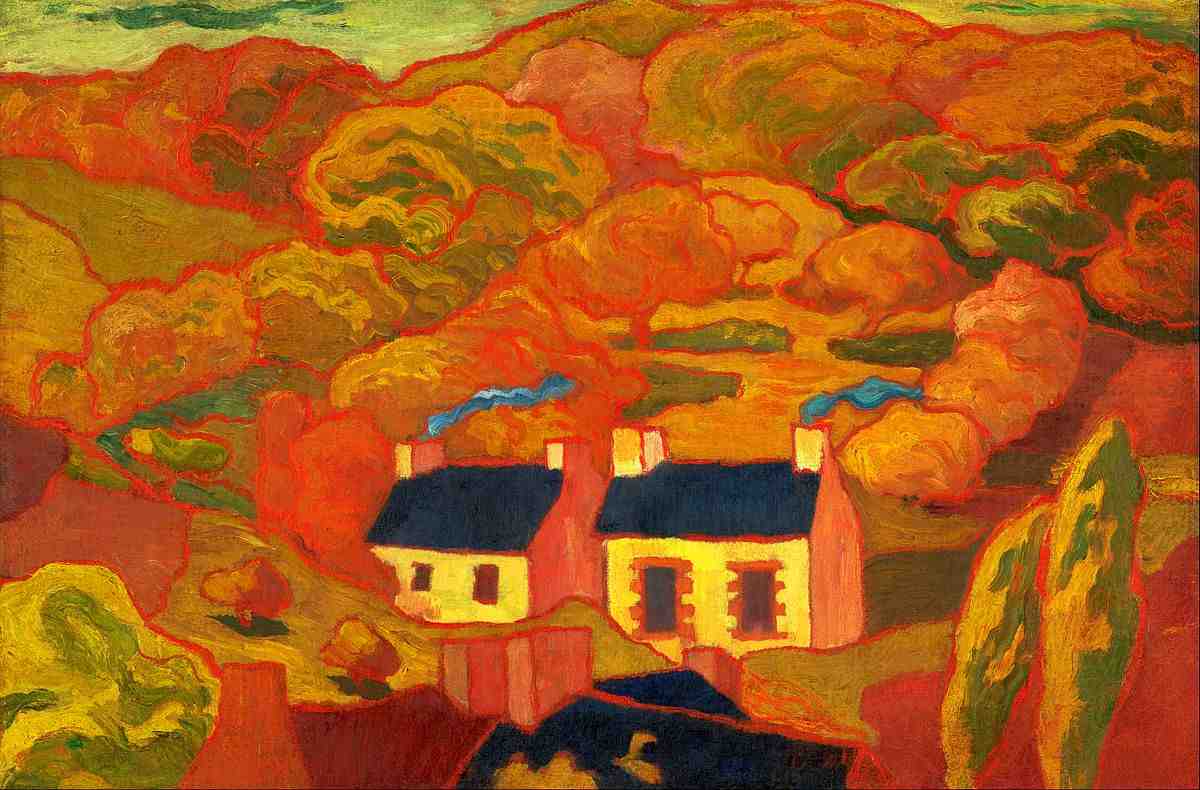 armand, two, thatched, cottages